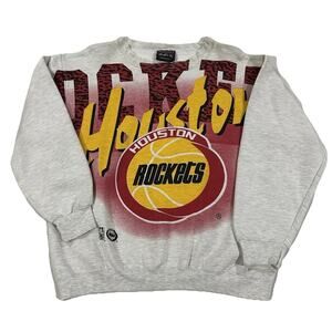 Vintage Americas Favorites For Magic Johnson Sweatshirt Houston Rockets NBA Sz M